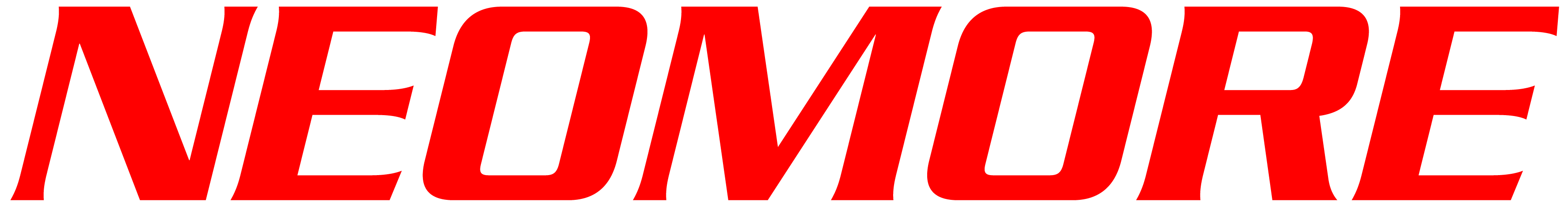 Neomoren punainen logo.
